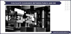 calculate clearance between punch and die