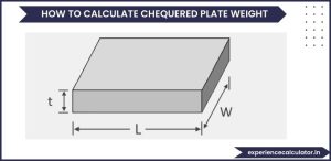 how to calculate chequered plate weight